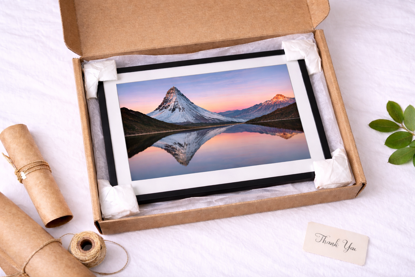 Matterhorn Reflection Framed Print – Mountain Sunset Wall Art