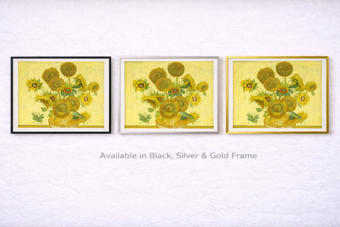 Sunflowers Framed Print – Van Gogh Floral Wall Art