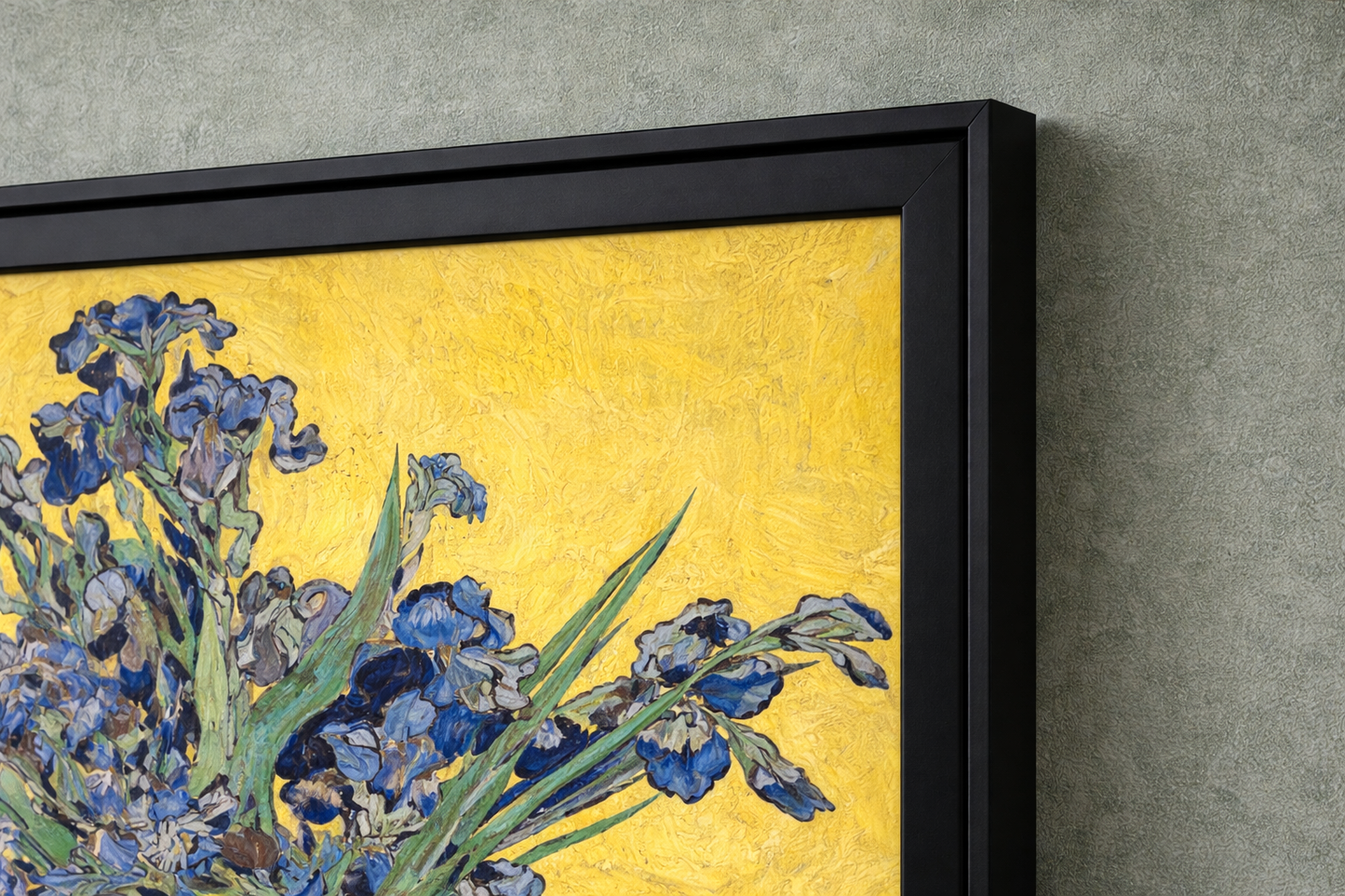 Blue Flowers in a Vase Framed Print – Van Gogh Floral Wall Art