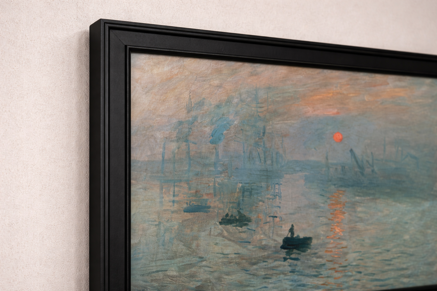 Impression, Sunrise Framed Print – Monet Impressionist Wall Art