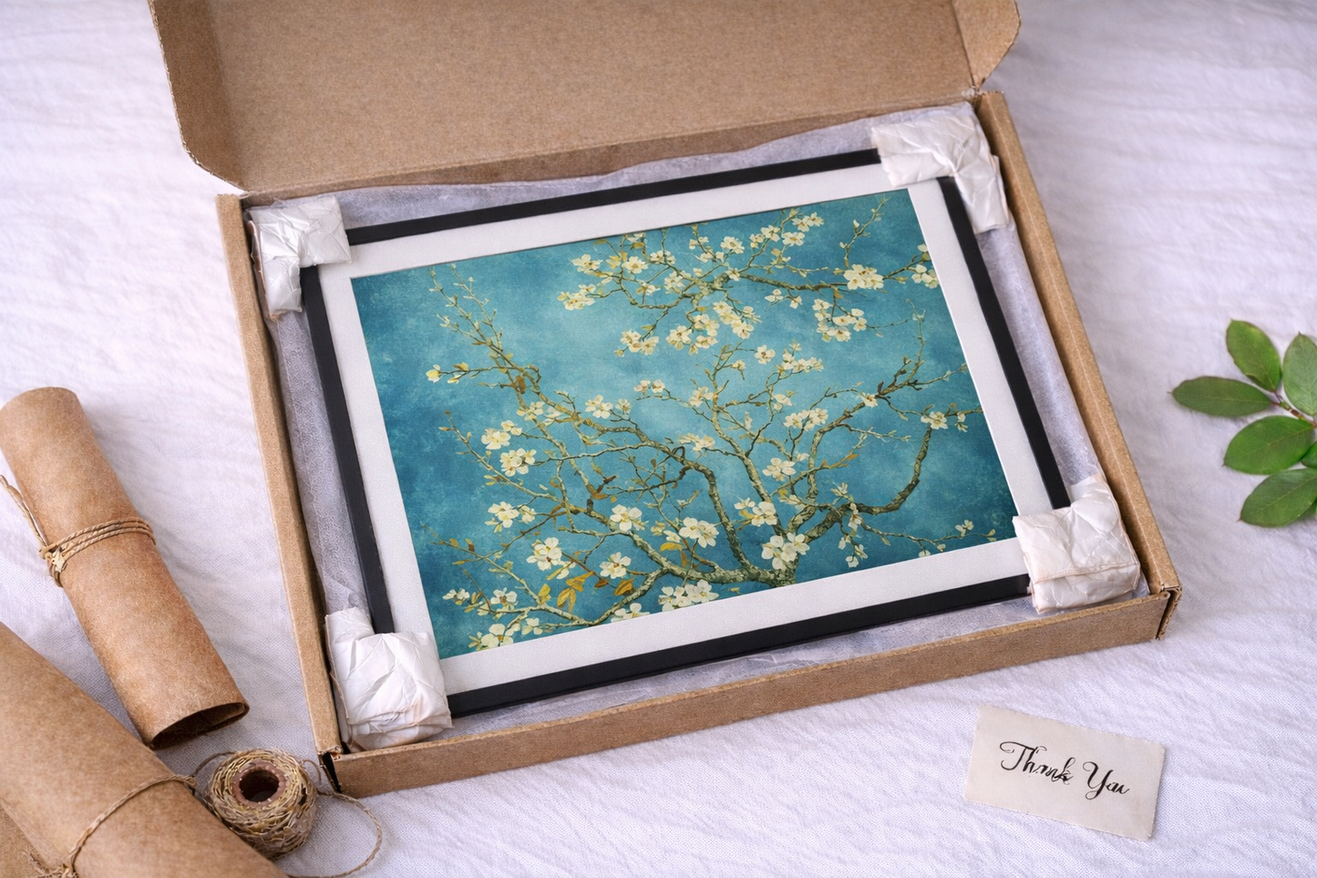 Almond Blossom Framed Print – Van Gogh Floral Wall Art