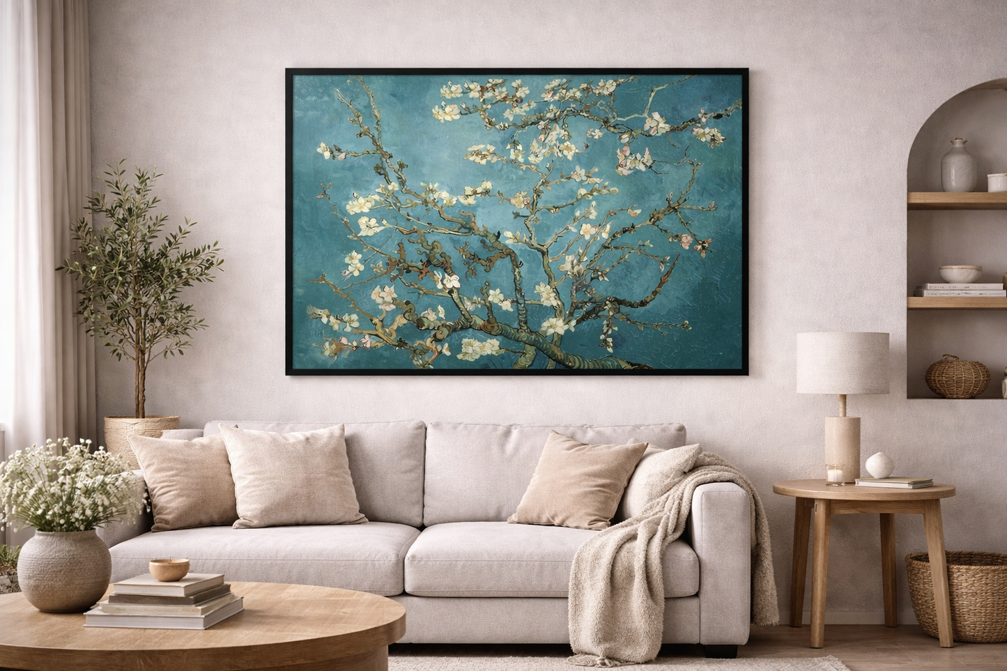 Almond Blossom Framed Print – Van Gogh Floral Wall Art