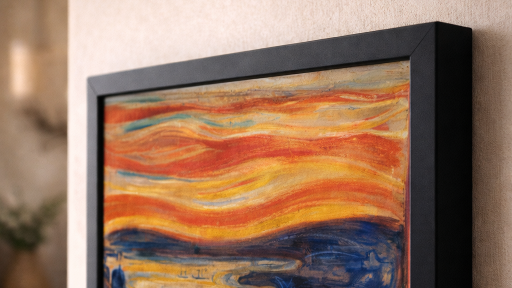 The Scream Framed Print – Iconic Expressionist Wall Art