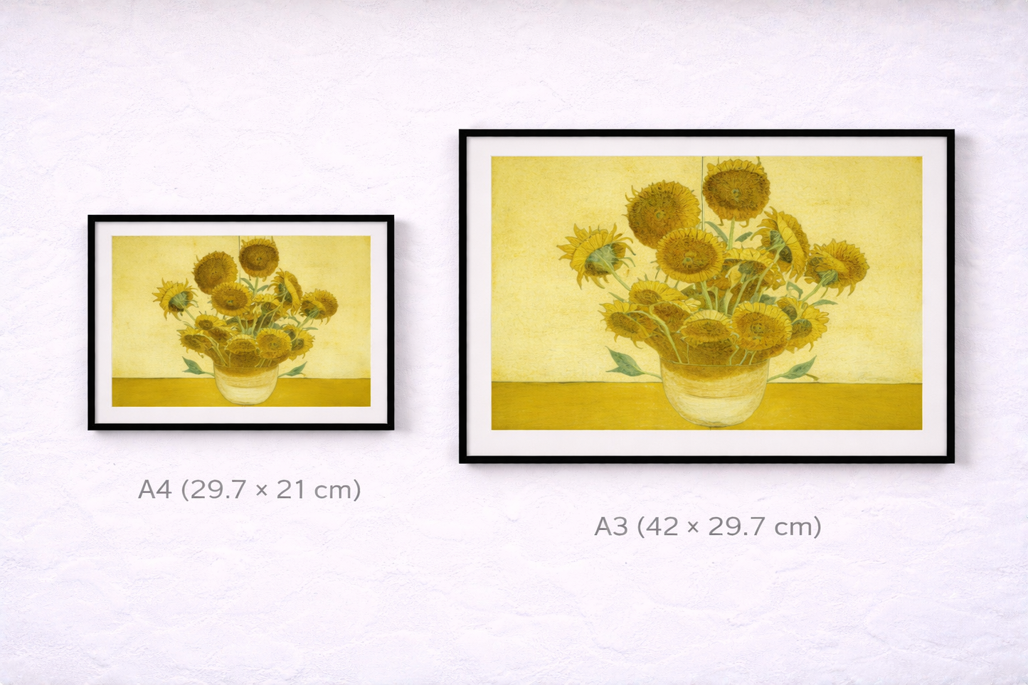 Sunflowers Framed Print – Van Gogh Floral Wall Art