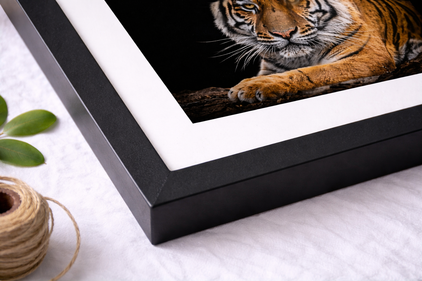 Tiger Framed Print – Luxury Wildlife Statement Wall Art