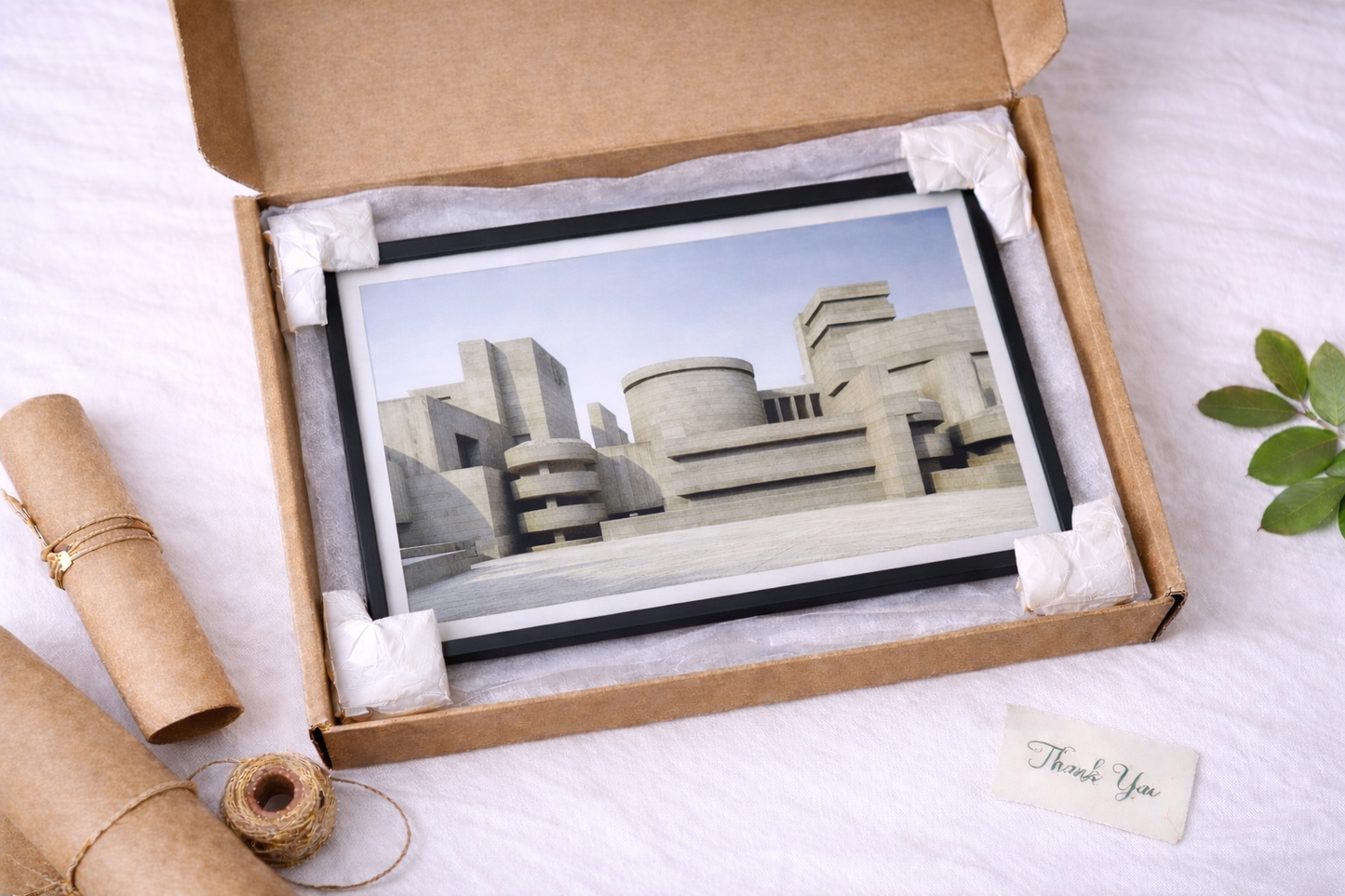 Minimalist Architecture Framed Print – Modern Neutral Wall Art