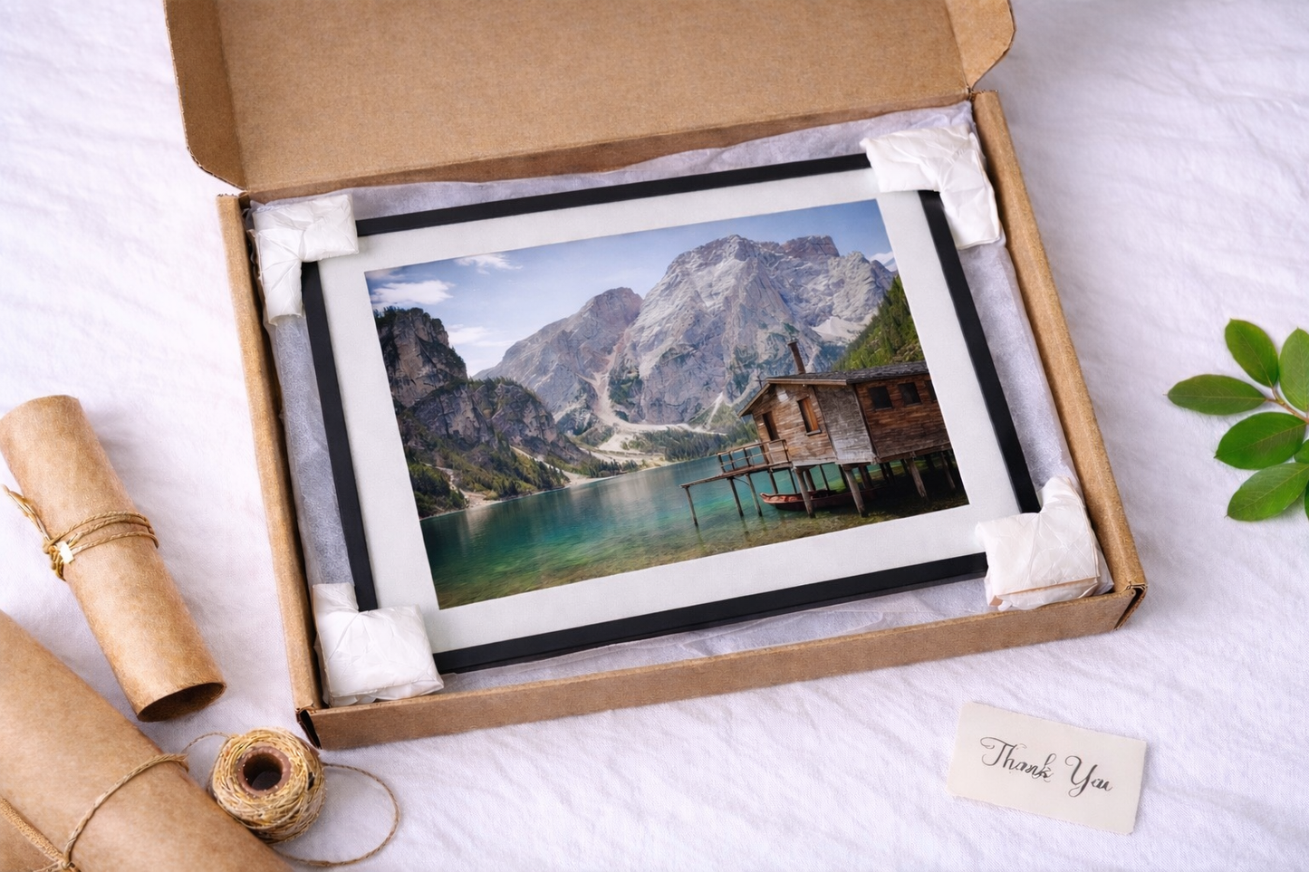 Lake Braies Framed Print – Dolomites Italy Landscape Wall Art