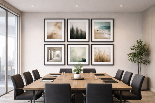 Office Starter Pack – Framed Wall Art Set for Offices & Workspaces