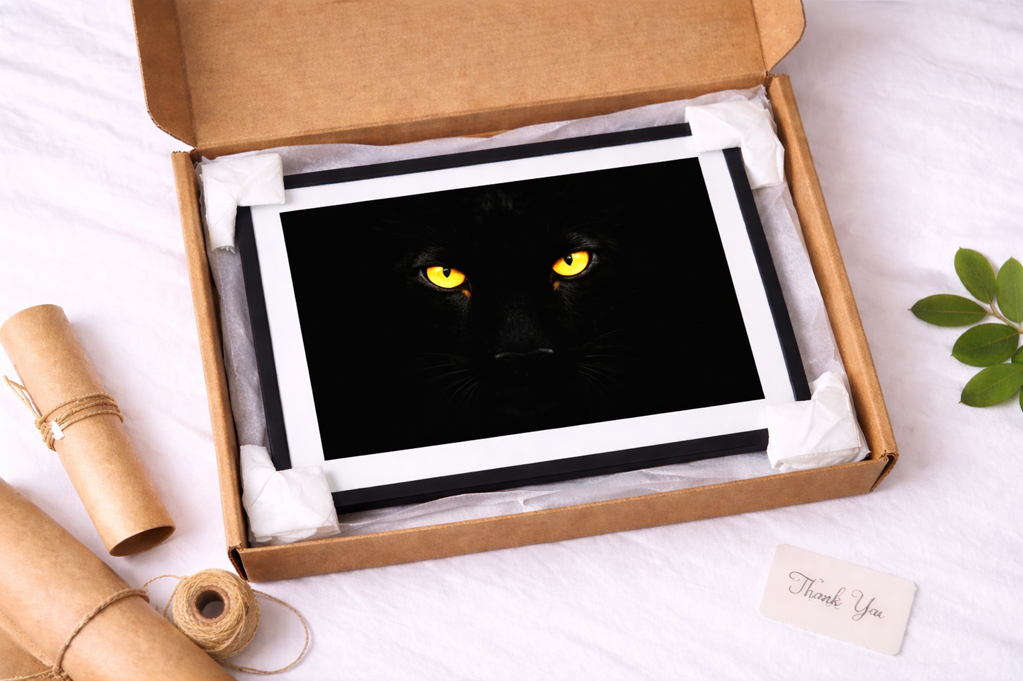 Black Panther Framed Print – Dark Luxury Animal Wall Art
