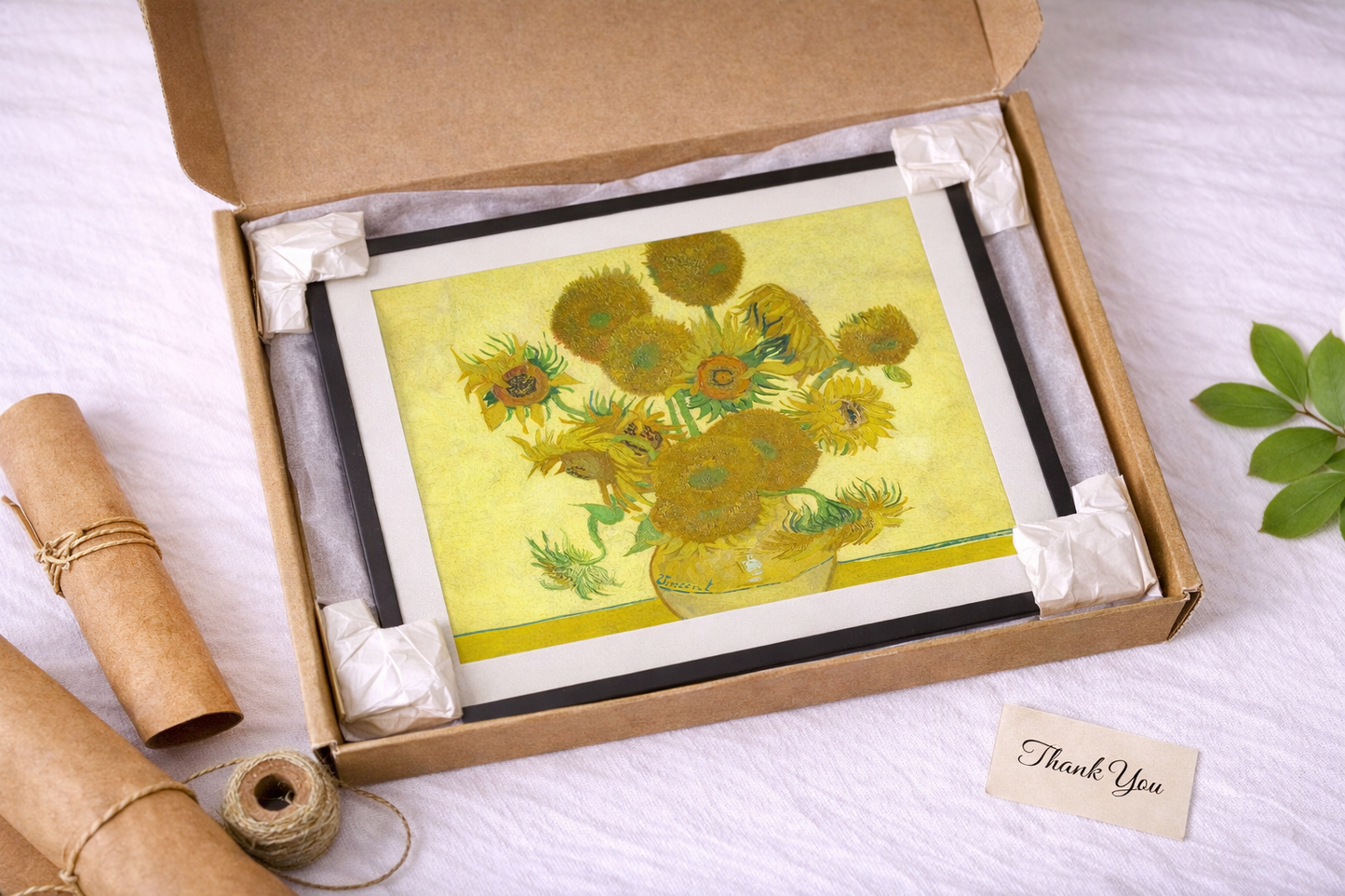 Sunflowers Framed Print – Van Gogh Floral Wall Art