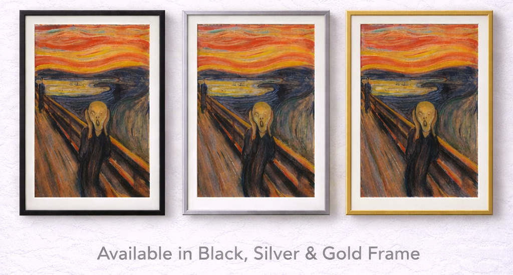 The Scream Framed Print – Iconic Expressionist Wall Art