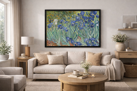 Irises Framed Print – Van Gogh Floral Wall Art