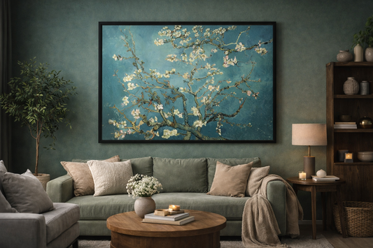 Almond Blossom Framed Print – Van Gogh Floral Wall Art