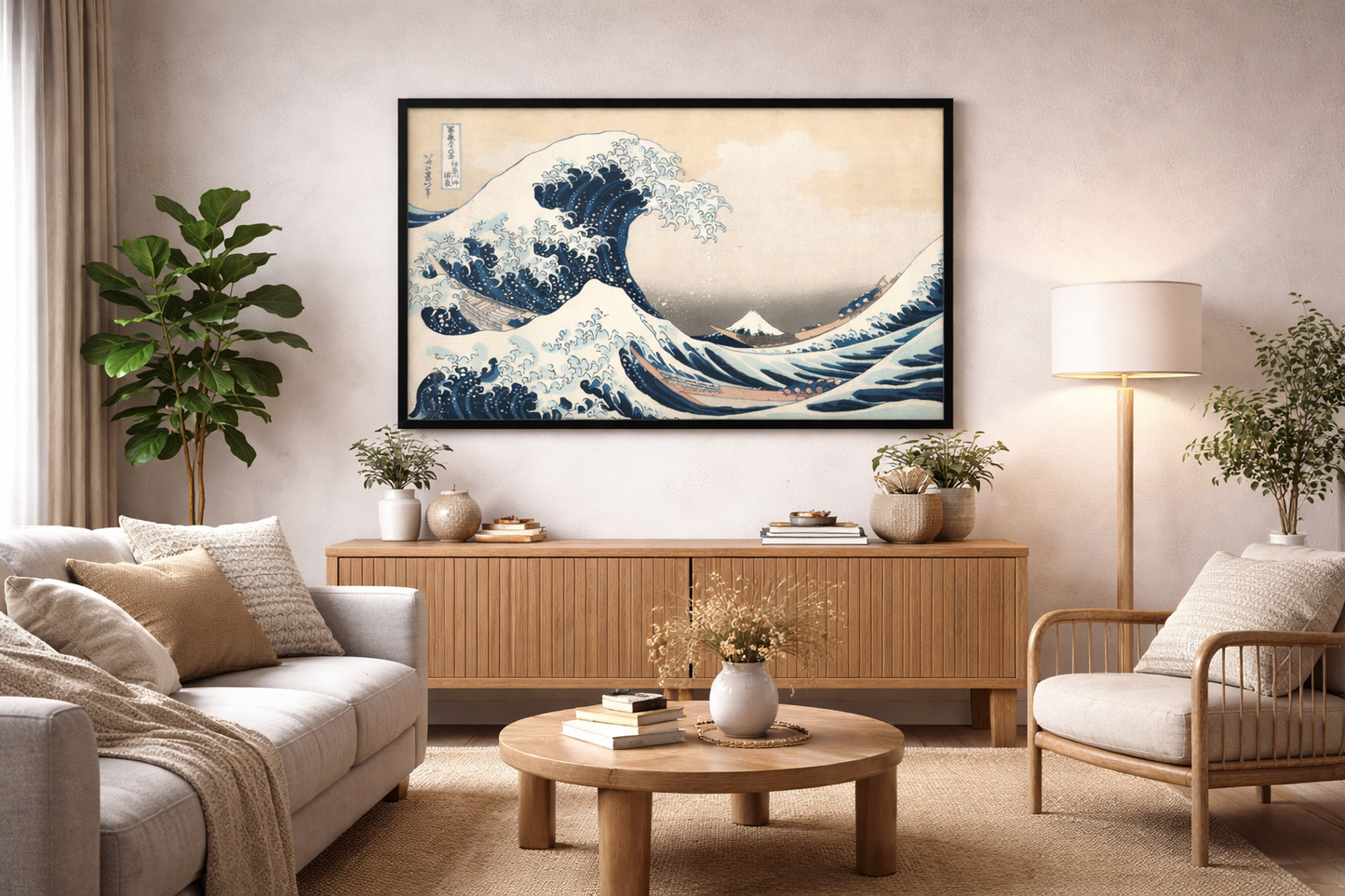 The Great Wave Framed Print – Timeless Japanese Wall Art